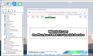 OnePlus Ace 5 PKG110 Unbrick PKG110 firmware How To Unbrick OnePlus Ace 5