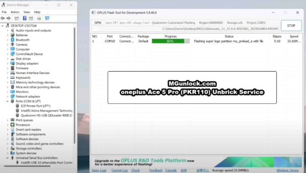 OnePlus Ace 5 Pro unbrick PKR110 firmware OnePlus Ace 5 Pro PKR110 Unbrick