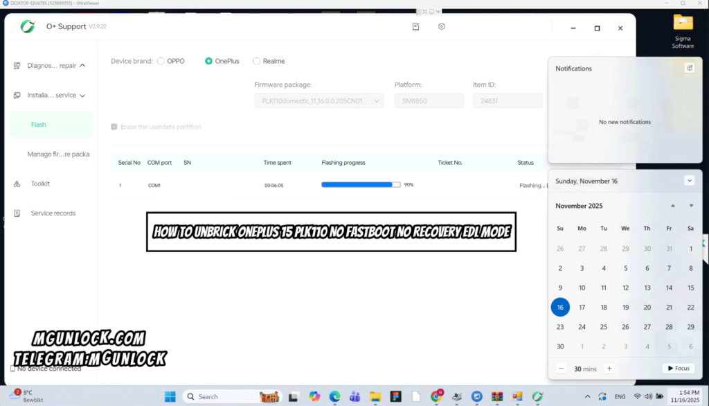 How to Unbrick OnePlus 15 PLK110 EDL firmware