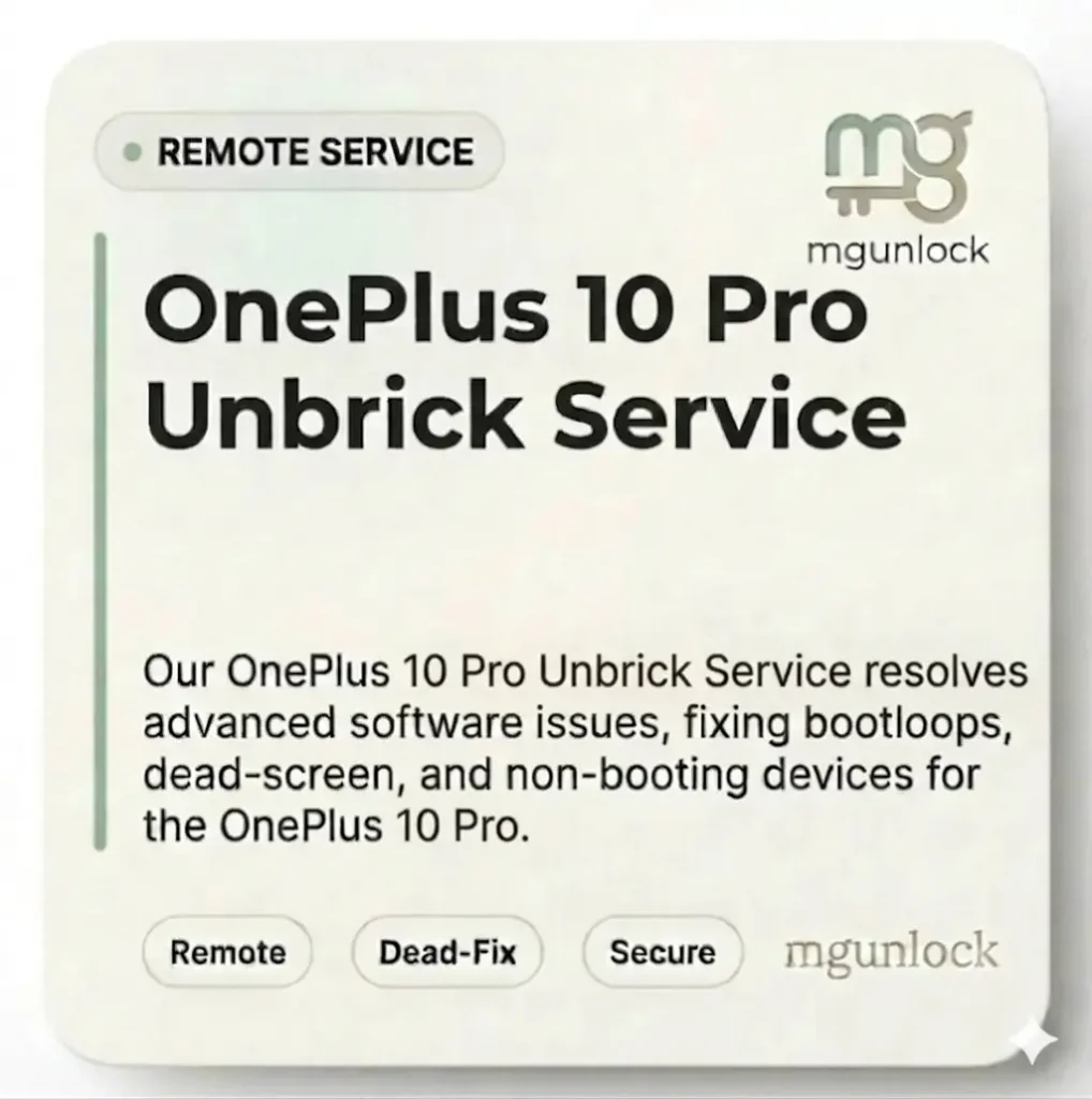 OnePlus 10 pro Unbrick