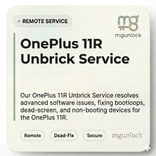OnePlus 11R Unbrick - ace 2 Unbrick Service