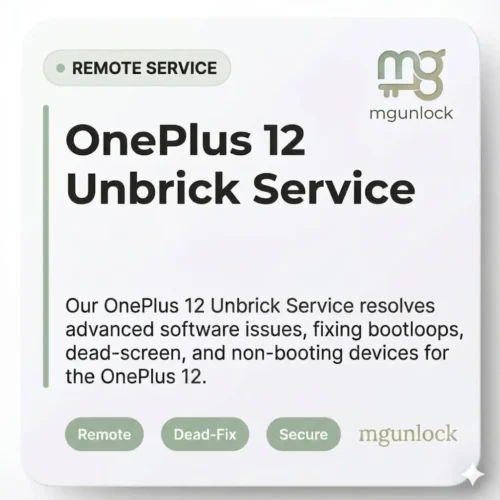 OnePlus 12 Unbrick Service