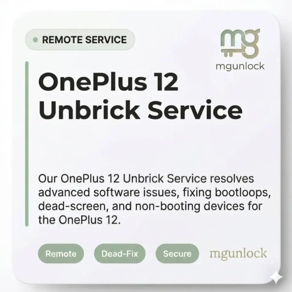 OnePlus 12 Unbrick Service