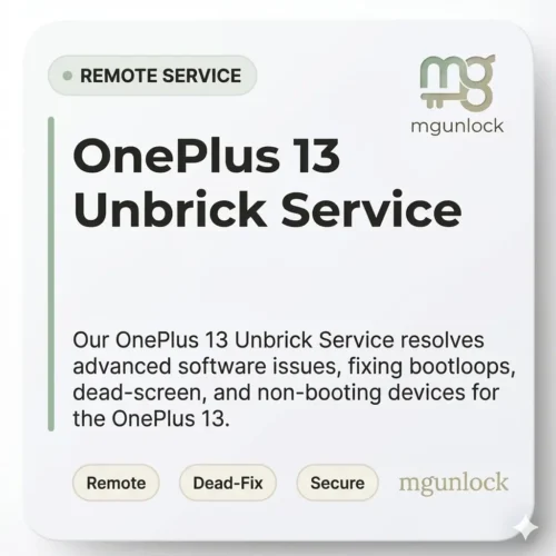 OnePlus 13 Unbrick Service PJZ110/CPH2655/CPH2653