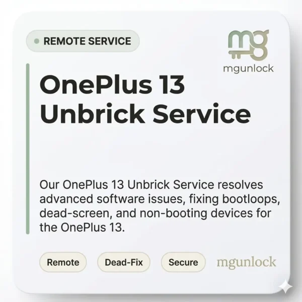 OnePlus 13 Unbrick Service PJZ110/CPH2655/CPH2653
