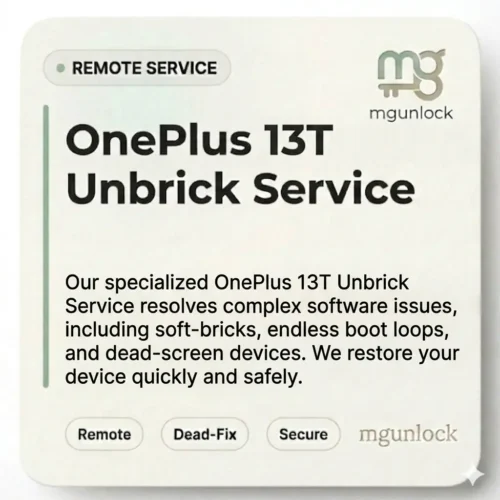 OnePlus 13T Unbrick Service PKX110 firmware