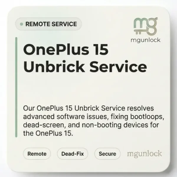OnePlus 15 Unbrick Service - PLK110 Firmware