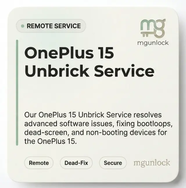 OnePlus 15 Unbrick