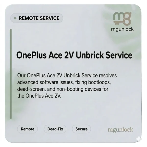 OnePlus Ace 2V Unbrick Nord 3 Unbrick Service