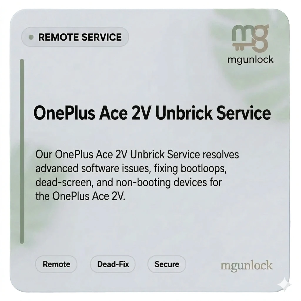 OnePlus Ace 2V Unbrick