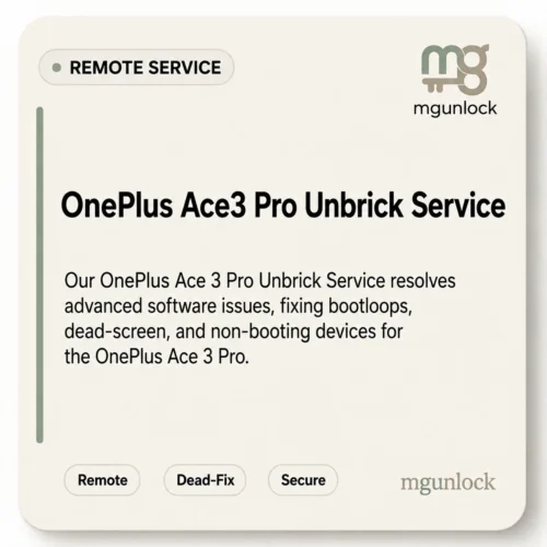 OnePlus Ace 3 Pro Unbrick Service PJX110 Firmware