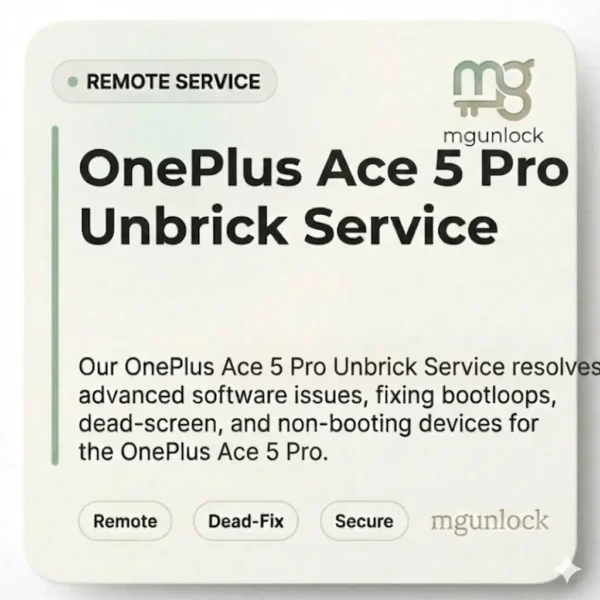 OnePlus Ace 5 Pro Unbrick Service PKR110 Firmware