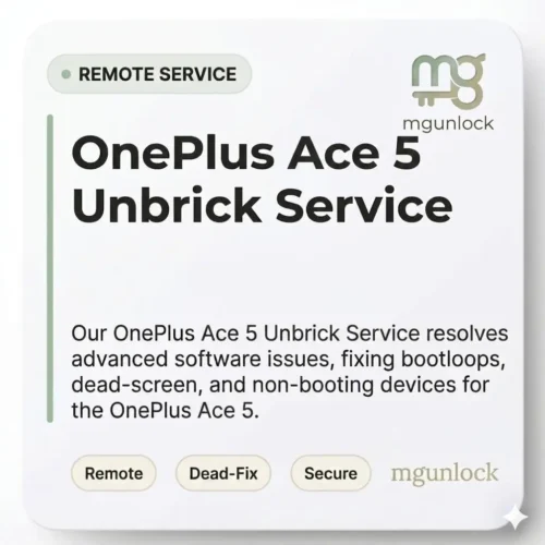 OnePlus Ace 5 Unbrick Service - PKG110 firmware