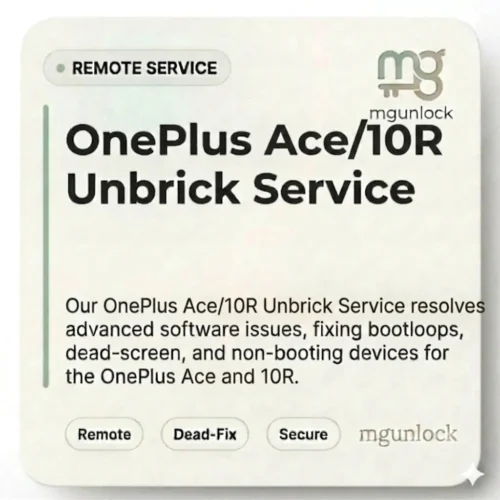 OnePlus Ace/10R Unbrick Service