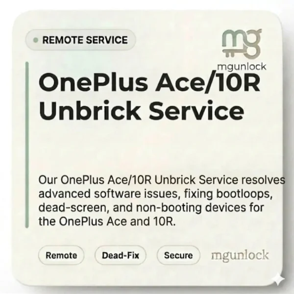 OnePlus Ace/10R Unbrick Service