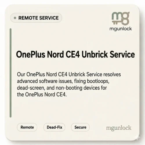 OnePlus Nord CE4 Unbrick Service CPH2613 Firmware