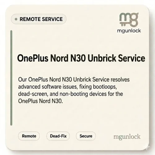 Oneplus Nord N30 Unbrick service