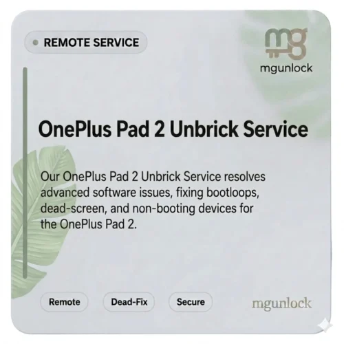 OnePlus Pad 2 Unbrick Service OPD2403 Firmware