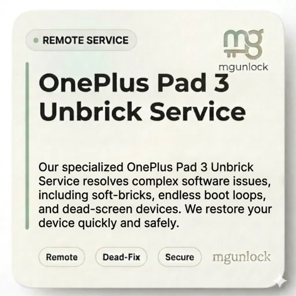 OnePlus Pad 3 Unbrick and OPD2415 Firmware