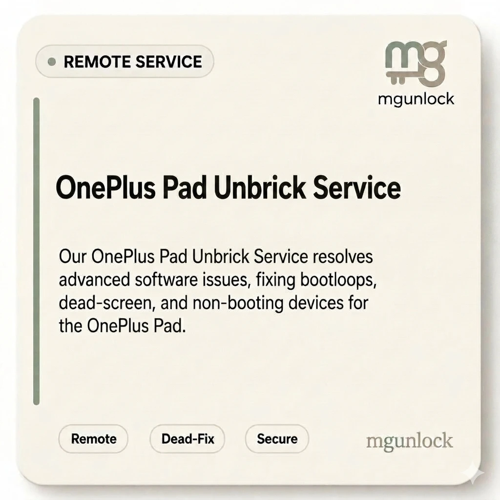 OnePlus Pad Unbrick