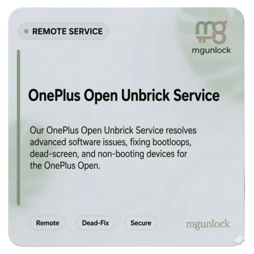 Oneplus Open Unbrick Service CPH2551 Firmware