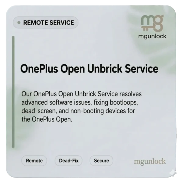 Oneplus Open Unbrick Service CPH2551 Firmware
