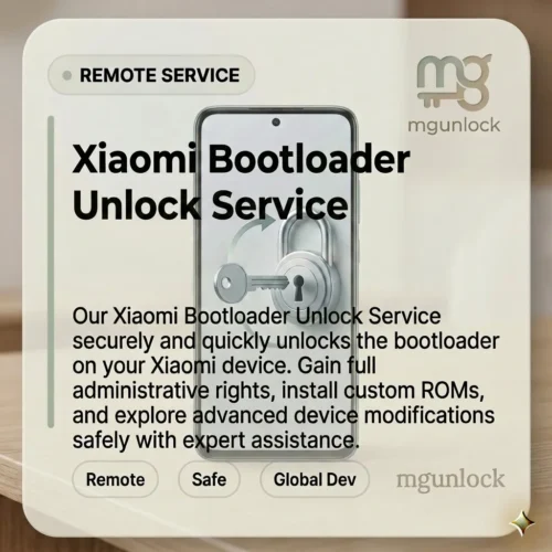 Xiaomi unlock bootloader Service