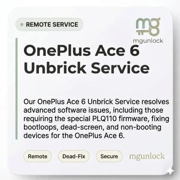 oneplus Ace 6 unbrick - PLQ110 firmware