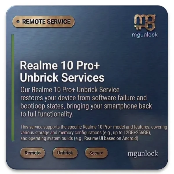 Realme 10 Pro+ Unbrick Services