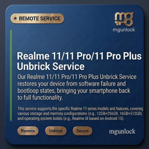Realme 11/11 Pro/11 Pro Plus Unbrick Services