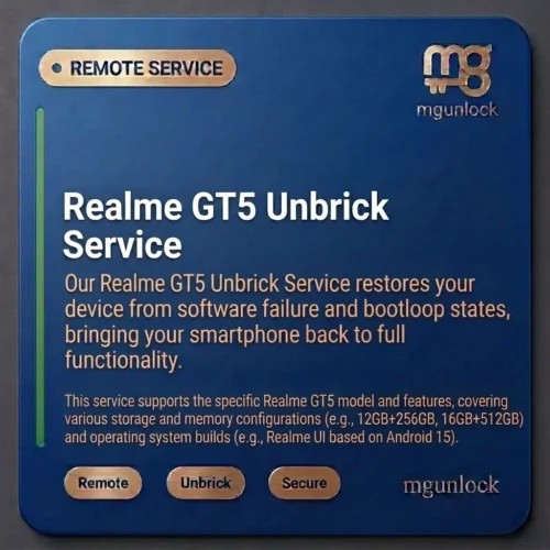 Realme GT5 Unbrick Services